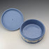 Vintage British Wedgwood Jasperware Round Bonbonniere in Pale Blue